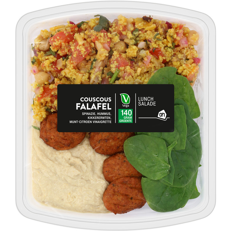 Een afbeelding van AH Lunchsalade couscous falafel