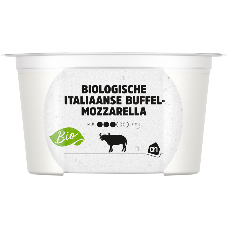 Een afbeelding van AH Biologisch Buffelmozzarella 52+