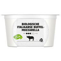 Een afbeelding van AH Biologisch Buffelmozzarella 52+