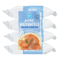 AH Dunne maiswafels sour cream 4-pack
