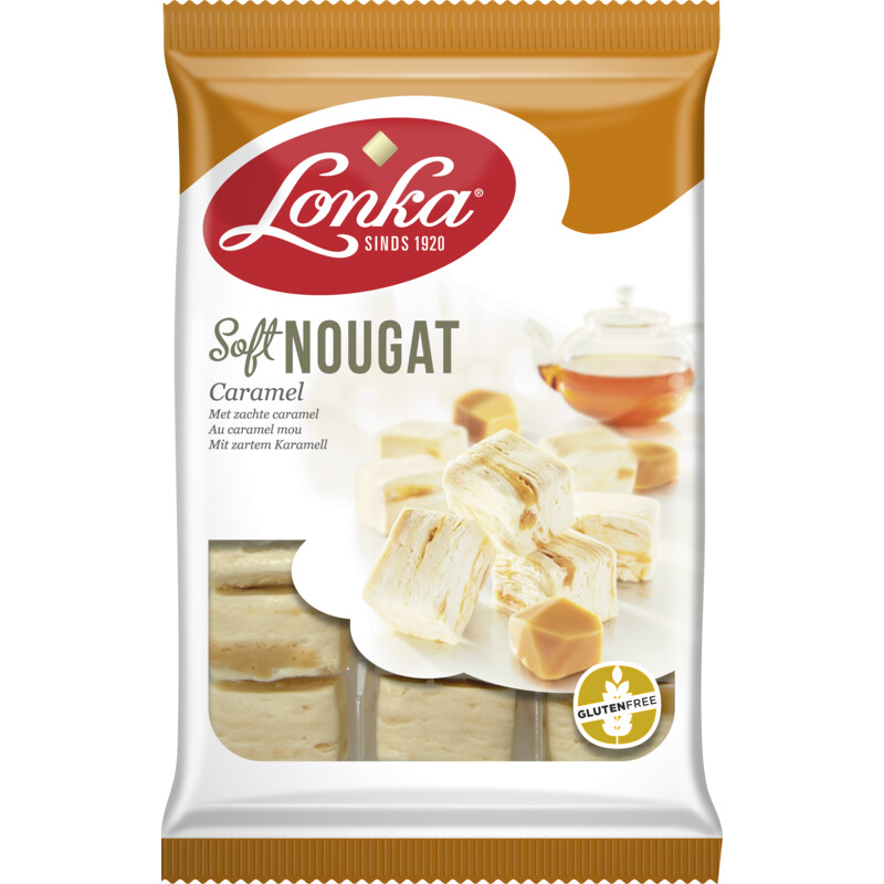 Een afbeelding van Lonka Soft nougat caramel