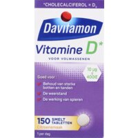 Een afbeelding van Davitamon Vitamine D smelttabletten citroen