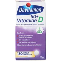 Een afbeelding van Davitamon Vitamine D smelttabletten 50+