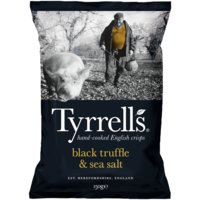 Een afbeelding van Tyrrells Chips Black truffle & sea salt