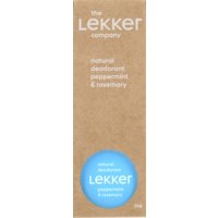 Een afbeelding van The Lekker Company Natural deodorant peppermint rosemary