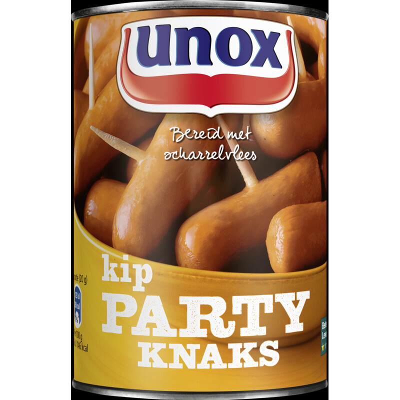 Een afbeelding van Unox Knaks Kip Party 400G 12x