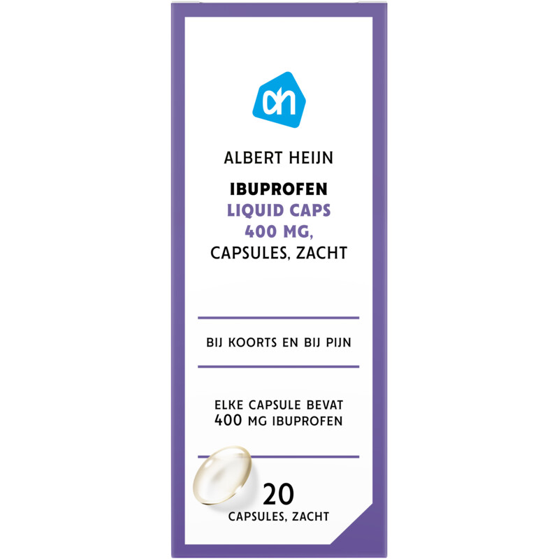 AH Ibuprofen liquid caps 400mg bestellen Albert Heijn
