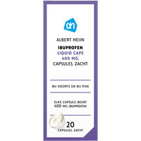 Een afbeelding van AH Ibuprofen liquid caps 400 mg