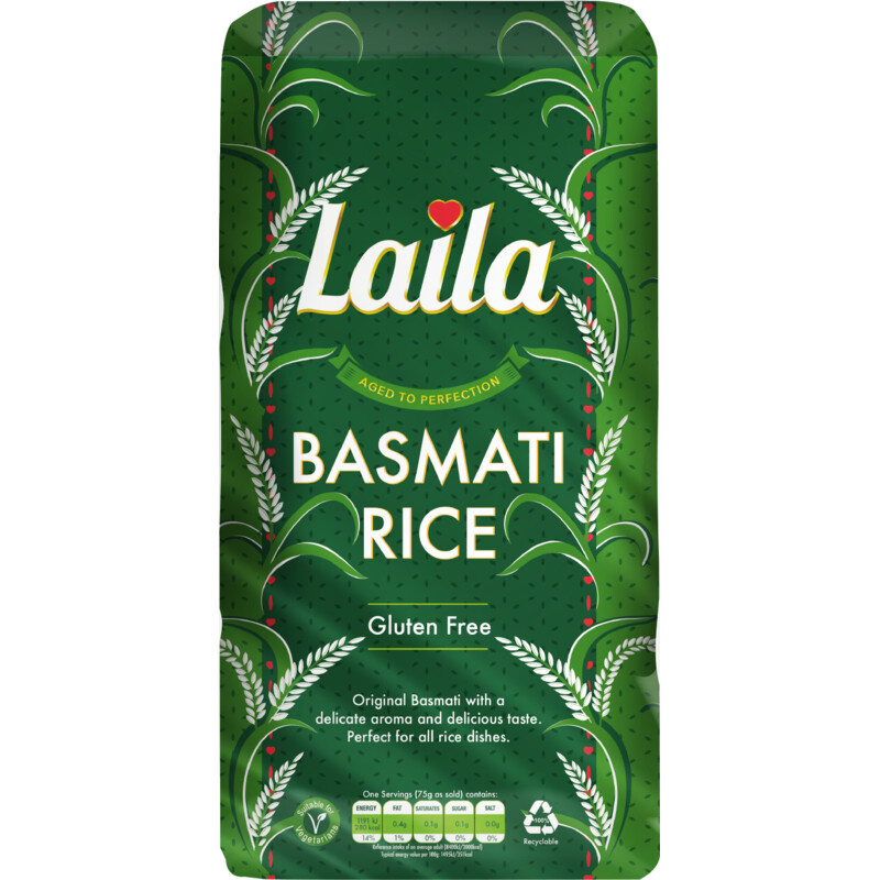 Een afbeelding van Laila Basmati rijst