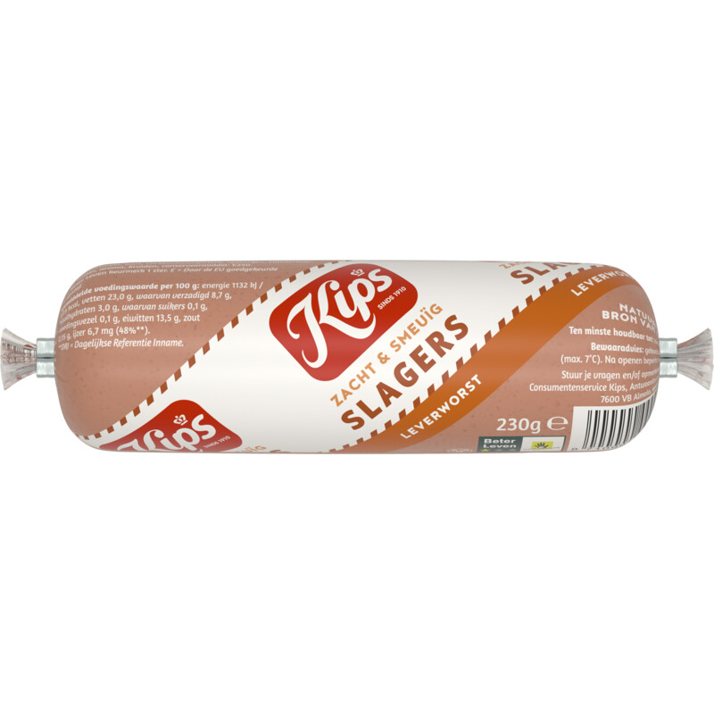 Een afbeelding van Kips Slagersleverworst