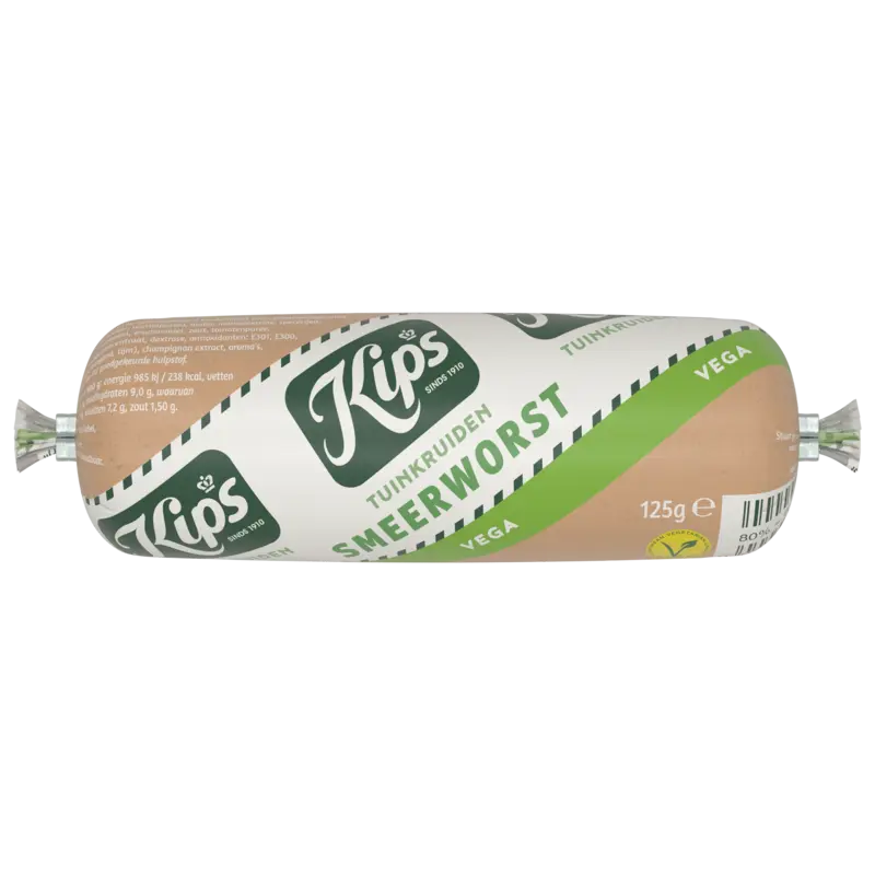 Kips Vega smeerworst tuinkruiden