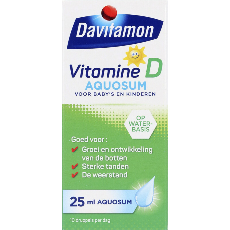 Een afbeelding van Davitamon Vitamine D aquosum 0-4 jaar