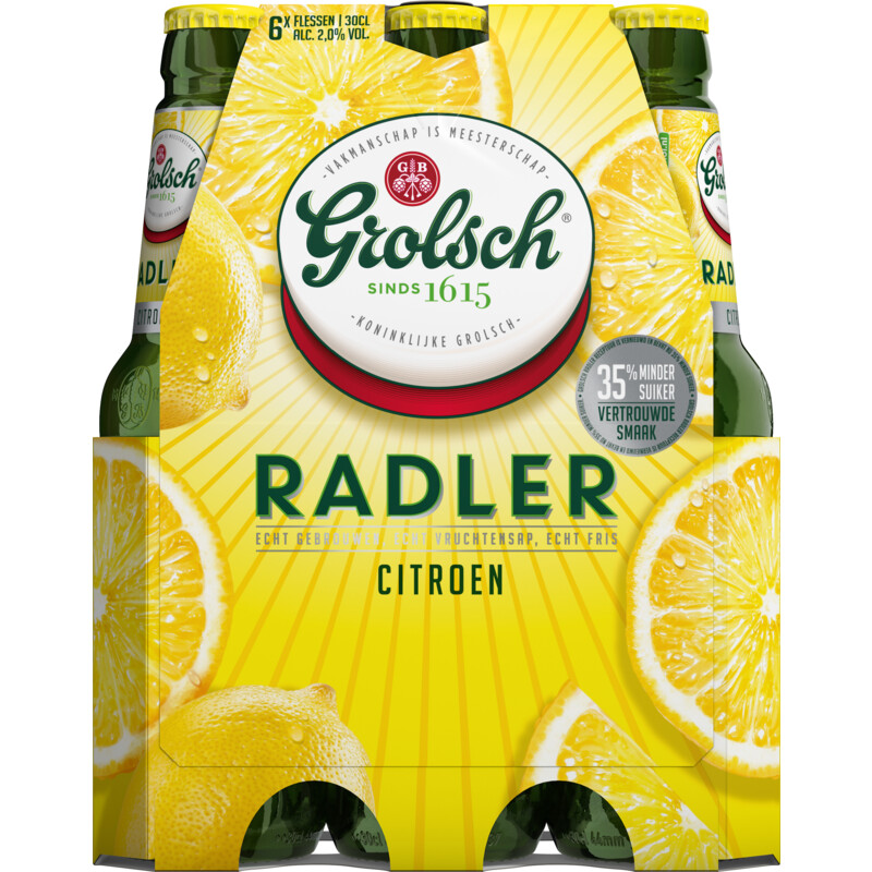 Een afbeelding van Grolsch Radler citroen 6-pack