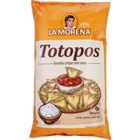 Een afbeelding van La Morena Tortilla chips met zeezout