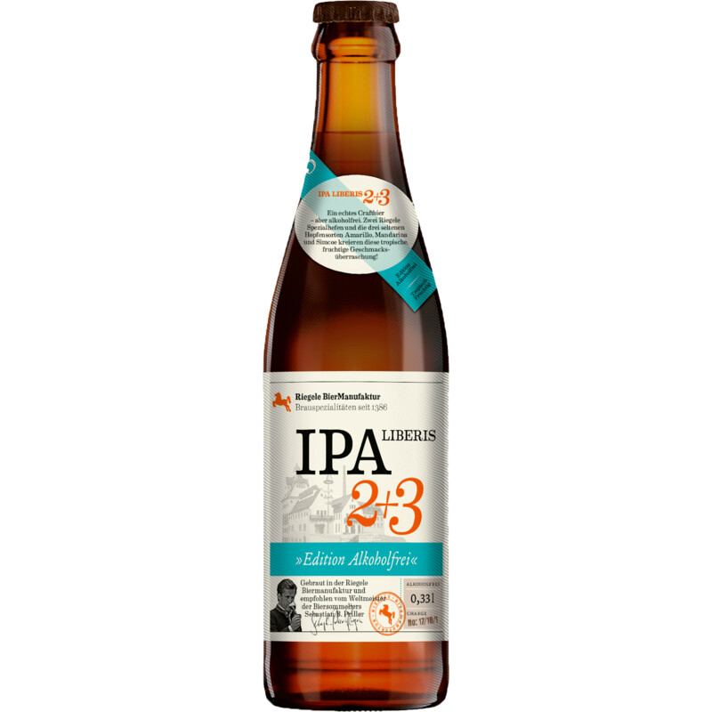 Een afbeelding van Riegele IPA liberus alkoholfrei