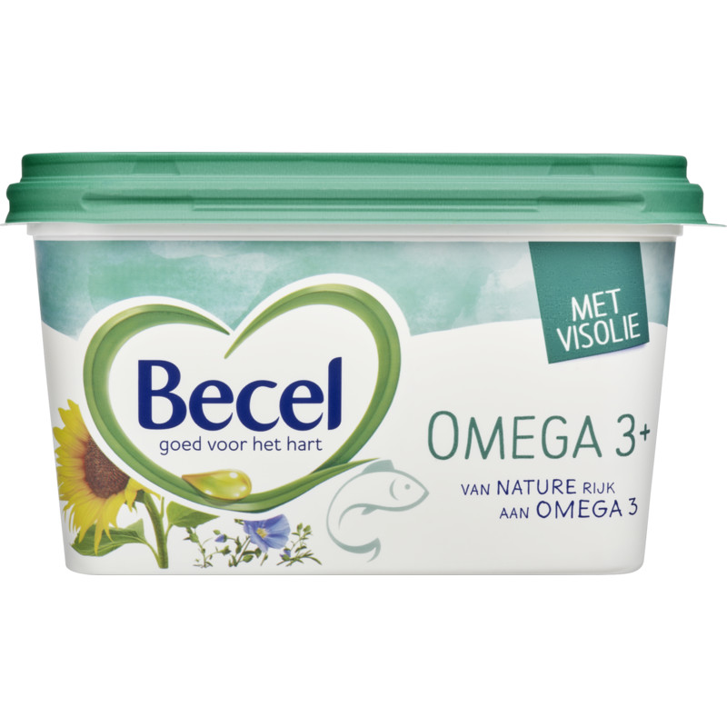 Een afbeelding van Becel Omega 3 plus met visolie