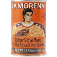 Een afbeelding van La Morena Refried bayo beans chipotle and adobo