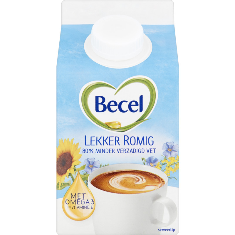Een afbeelding van Becel Voor in de koffie lekker romig