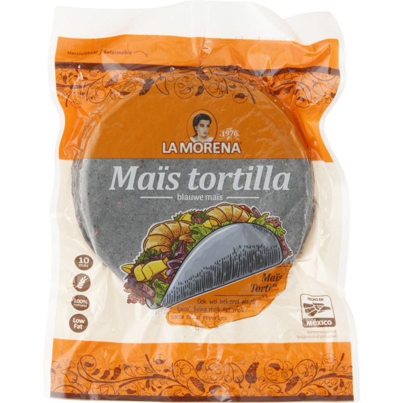 La Morena Blauwe maistortilla (10 stks) bestellen | Albert Heijn