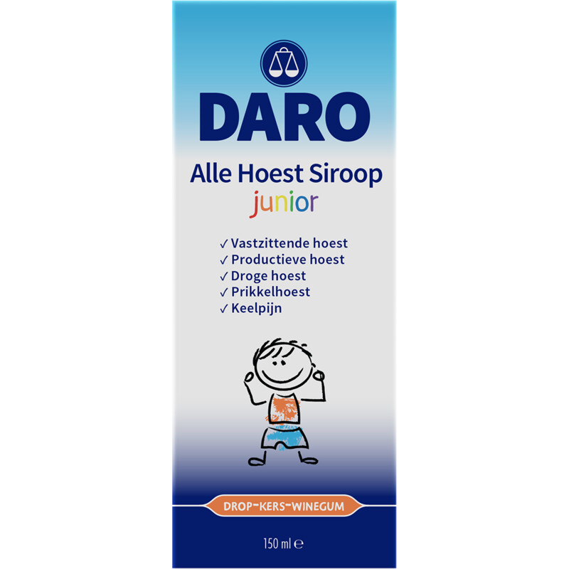 Een afbeelding van Daro Alle hoest siroop junior
