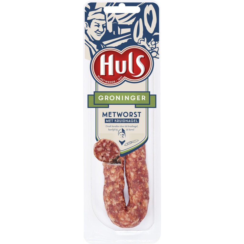 Huls Groninger metworst