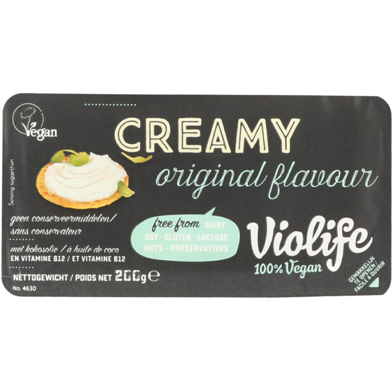 Een afbeelding van Violife Vegan original creamy