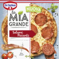 Een afbeelding van Dr. Oetker La mia grande pizza salami piccante 29cm