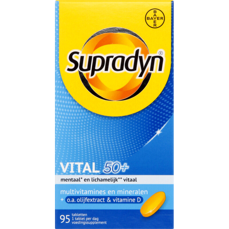 Een afbeelding van Supradyn Vital 50+ multivitamine