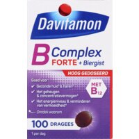 Een afbeelding van Davitamon B-complex forte + biergist dragees