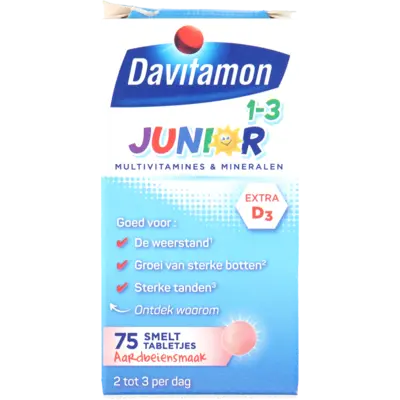 pdp-image-DAVITAMON Junior 1+ smelttablet 75CT NL