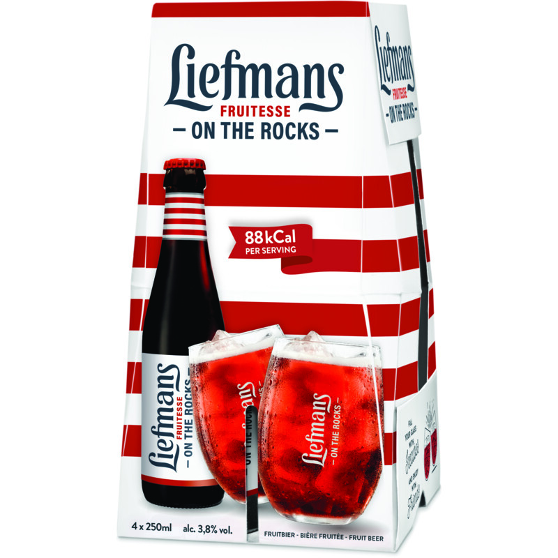 Een afbeelding van Liefmans On the rocks 4-pack