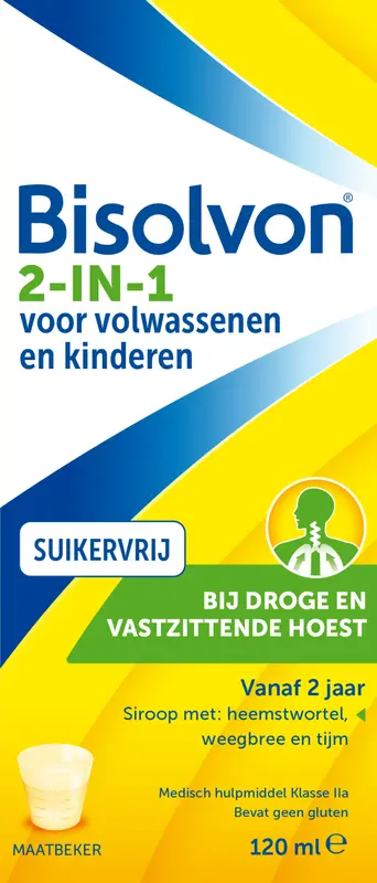 Bij droge en vastzittende hoest drank