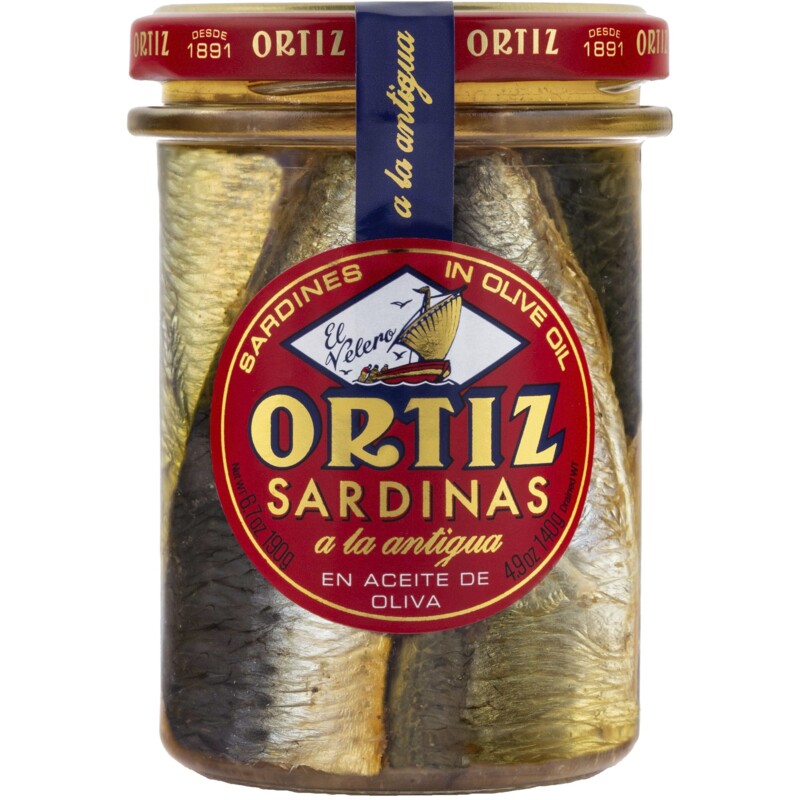 Een afbeelding van Ortiz Sardines glas