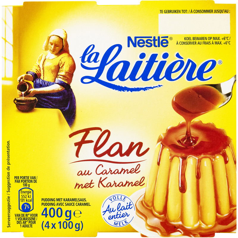 Een afbeelding van La Laitiere Flan karamel
