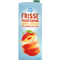 Een afbeelding van AH Frisse fruitdrank appel perzik