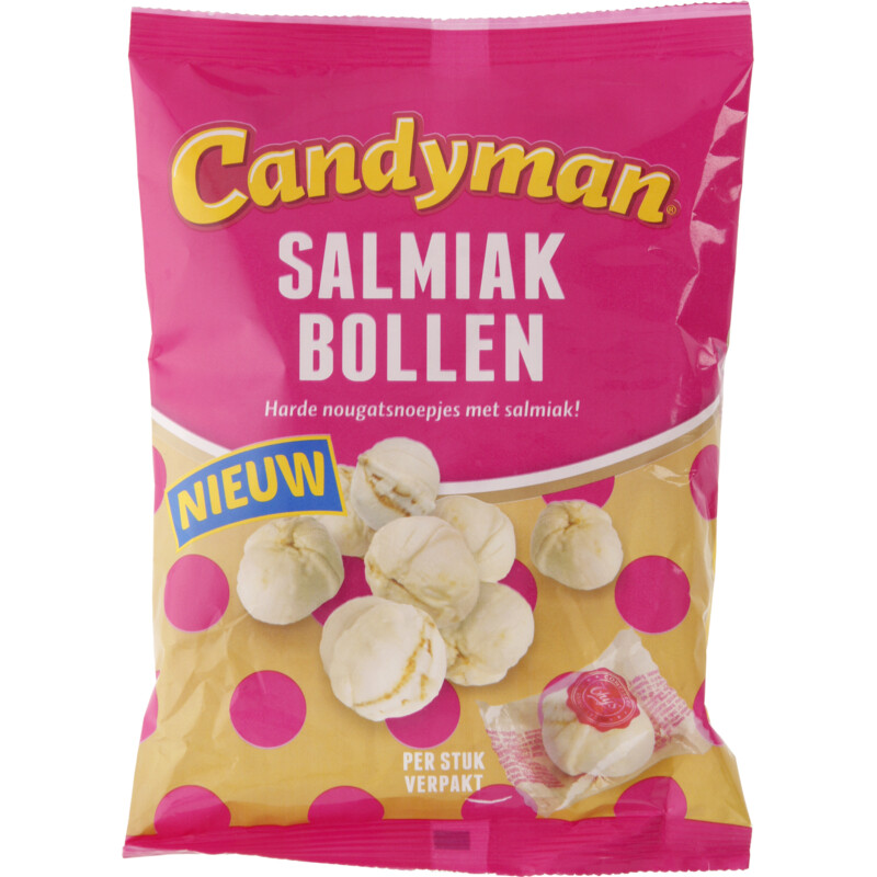 Een afbeelding van Candyman Salmiak Bollen