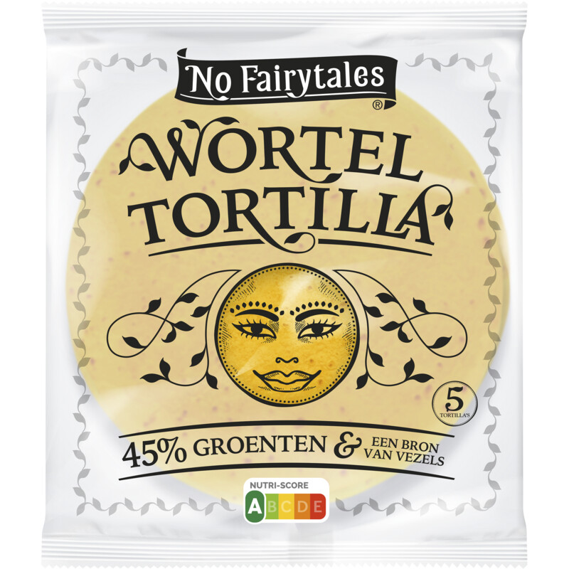 Een afbeelding van No Fairytales Wortel tortilla