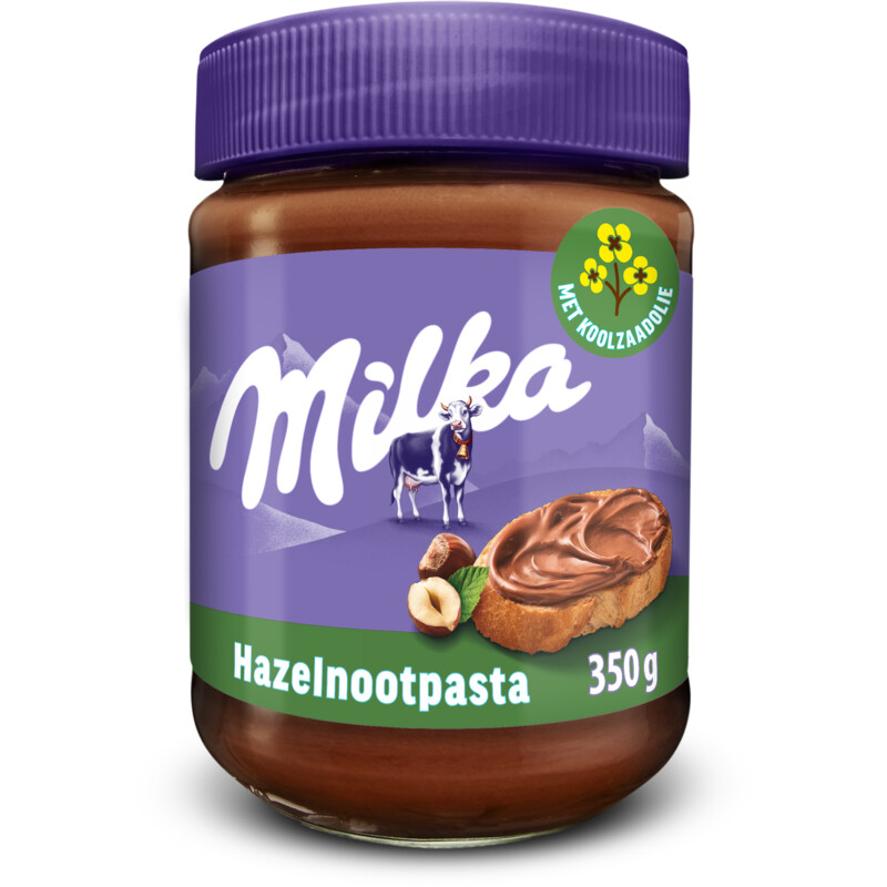 Milka Hazelnootpasta met chocolade
