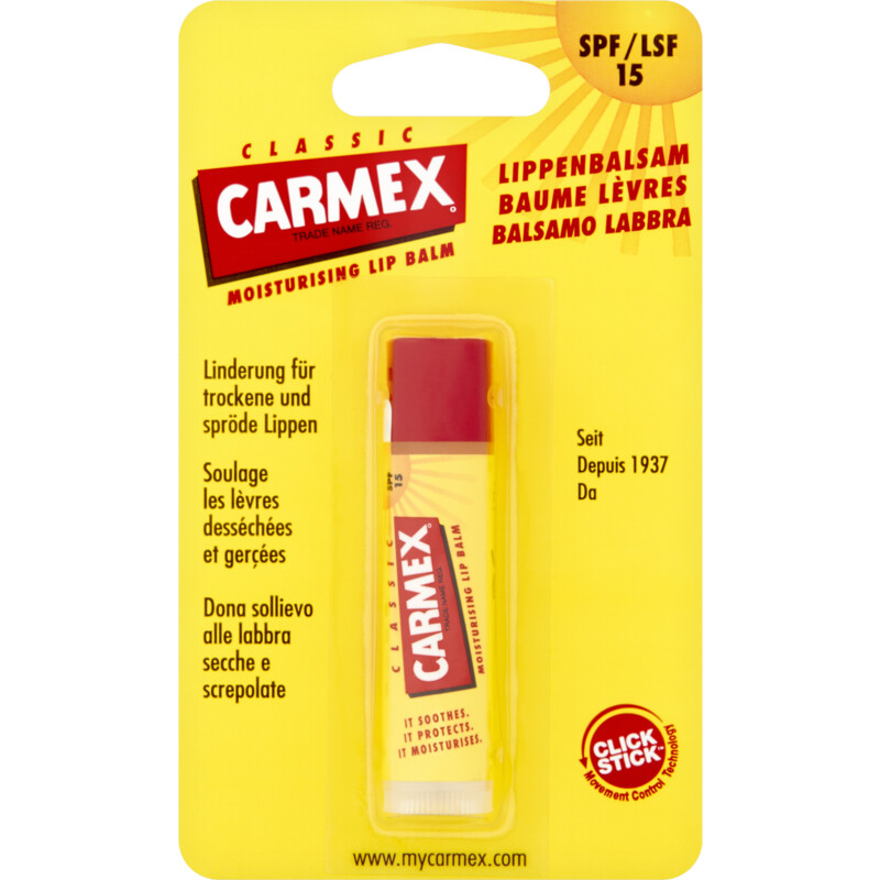 Een afbeelding van Carmex Lipbalm classic stick