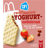 Een afbeelding van AH Yoghurt fruitbiscuit aardbei