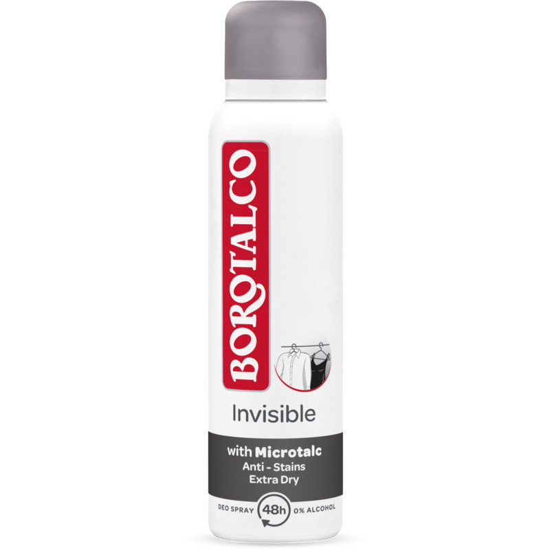 Een afbeelding van Borotalco Invisible deo spray