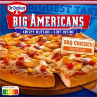 Een afbeelding van Dr. Oetker Big Americans pizza BBQ chicken