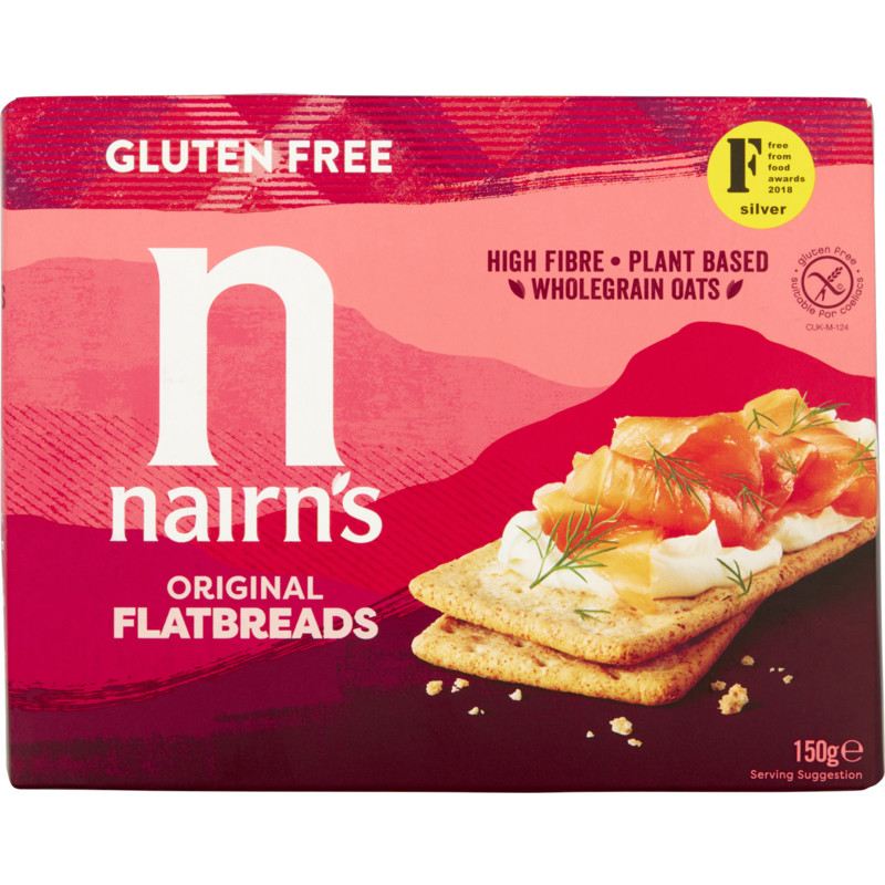 Een afbeelding van Nairn's Original flatbread glutenfree