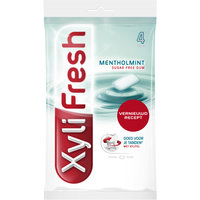 Een afbeelding van Xylifresh Mentholmint gum sugarfree 4-pack