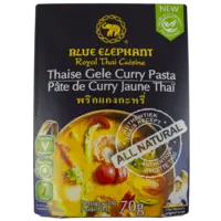 Blue Elephant Thaise gele curry pasta