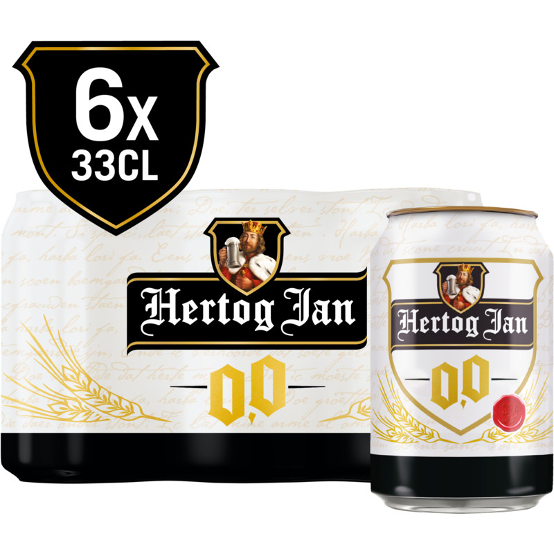 Een afbeelding van Hertog Jan 0.0 alcoholvrij bier 6-pack