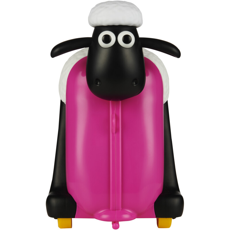 Een afbeelding van Shaun the sheep Shaun het schaap koffer roze