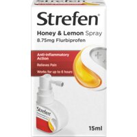 Een afbeelding van Strepfen Keelspray citroen & honing