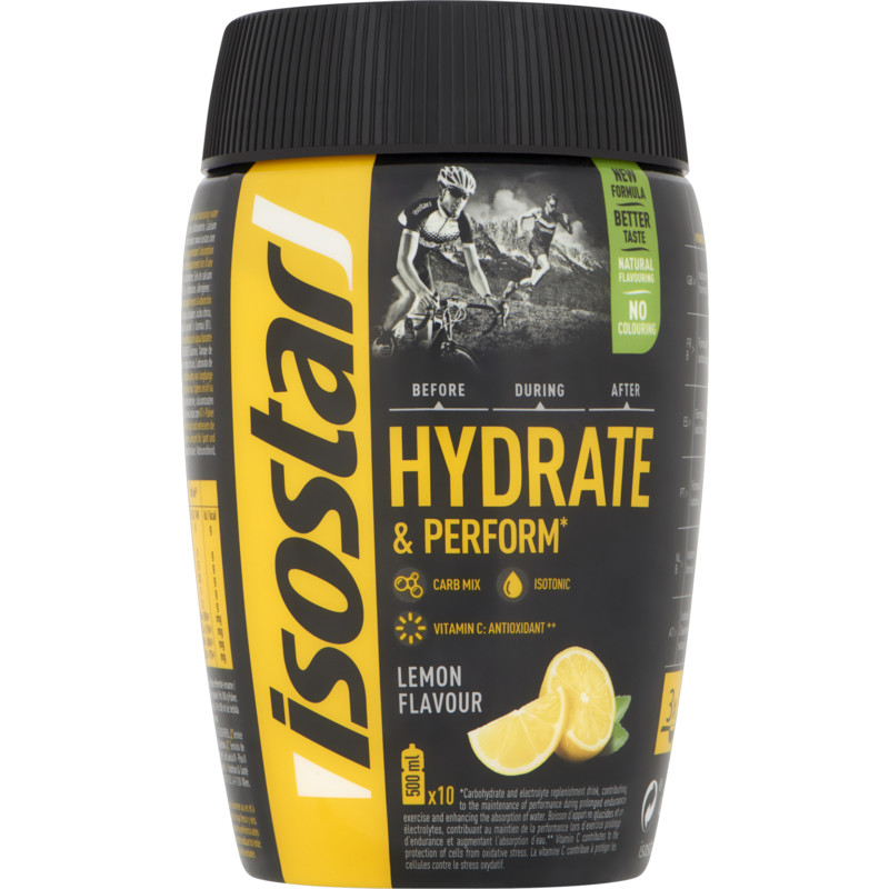 Een afbeelding van Isostar Hydrate & perform sportdrink lemon