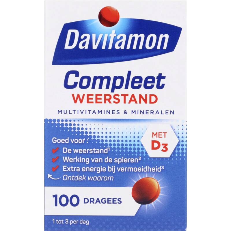 Een afbeelding van Davitamon Compleet weerstand multivitamine